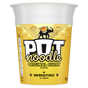 Jasa Internacional. Pot Noodle. Curry Original