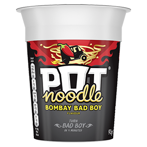 Jasa Internacional. Pot Noodle. Bombay Bad Boy
