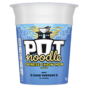 Jasa Internacional. Pot Noodle. Chow Mein