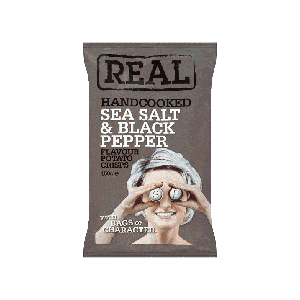 Jasa Internacional. Real. Sea Salt & Black Pepper Crisps