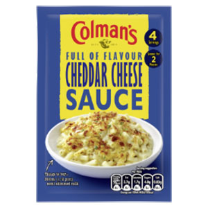 Jasa Internacional. Colman’s. Cheddar Cheese Sauce