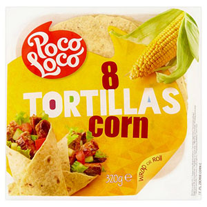Jasa Internacional. Poco Loco. Tortillas de Maiz 8X20 cm