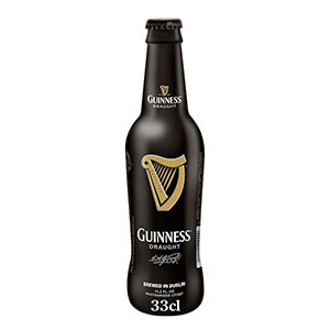 Jasa Internacional. Guinness. Guinenss Draught Black Label