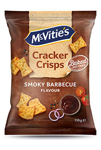 Jasa Internacional. McVitie’s. Cracker Crisps Smoky BBQ