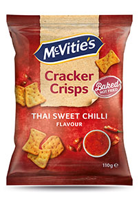 Jasa Internacional. McVitie’s. Cracker Crisps Thai Sweet Chilli