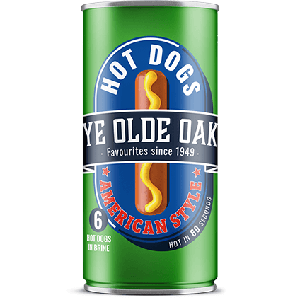 Jasa Internacional. Ye Olde Oak. Giant American Hot Dogs