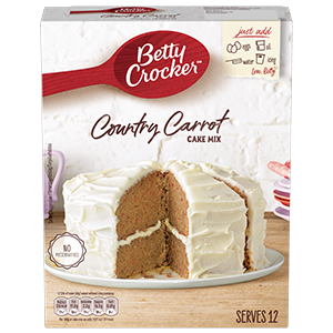 Jasa Internacional. Betty Crocker. Country Carrot Cake Mix