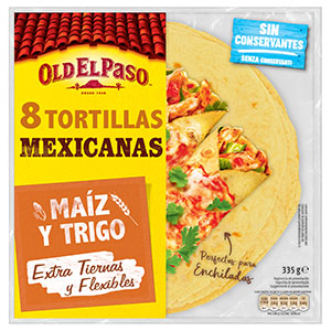 Jasa Internacional. Old El Paso. 8 Tortillas de maíz