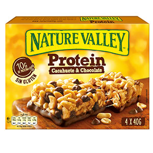 Jasa Internacional. Nature Valley. Protein Cacahuete y Chocolate