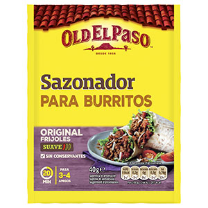 Jasa Internacional. Old El Paso. Sazonador Burritos