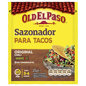 Jasa Internacional. Old El Paso. Sazonador Taco